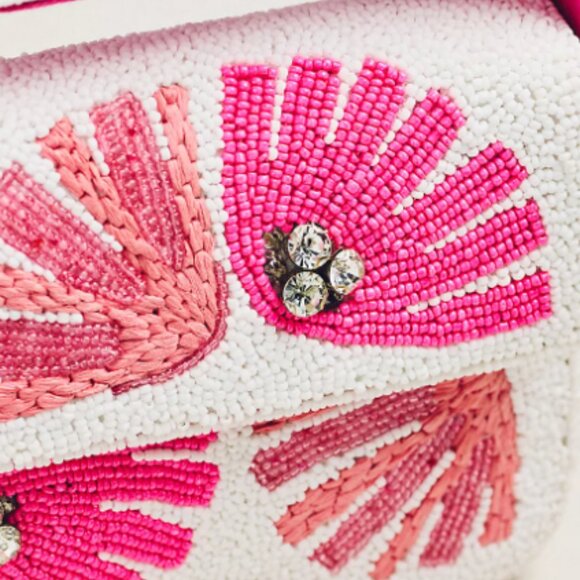 Fiona Beaded Bag Foral Edition - Brand New from Anthropologie - NWOT - Picture 3 of 3